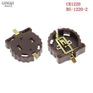 10개 SMD SMT CR1220 CR1225 BS-1220-2 3V 버튼 셀 배터리 소켓 홀더 케이스 박스 새 제품