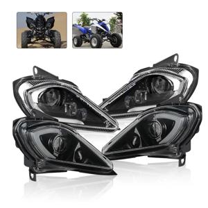 오토바이 H4 DRL 헤드램프 조명, 야마하 YFZ450 YFZ450R YFZ450X 울버린 450 랩터 250 350 랩터 700 2006 2023 헤드램프