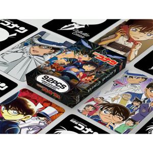 명탐정 코난 ​   60pcs 카드 32pcs 스티커 코난 박스형 HD 포토 카드 LOMO 카드 애니메이션 주변 카드 선물
