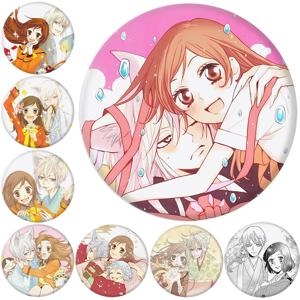 58mm 애니메이션 카미사마 러브 모모조노 나나미 토모에 미즈키 쿠라마 코스프레 의상 배지 핀 SPTE 양철 브로치 소품 크리스마스 선물