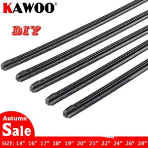 KAWOO 자동차 차량 삽입 고무 스트립 와이퍼 블레이드 (리필) 8mm 소프트 14 