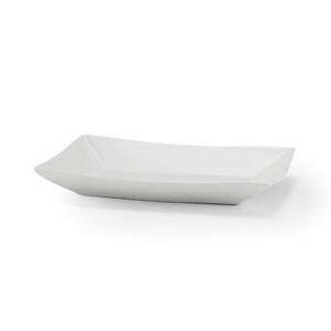 월백 직사각 접시 27cm
