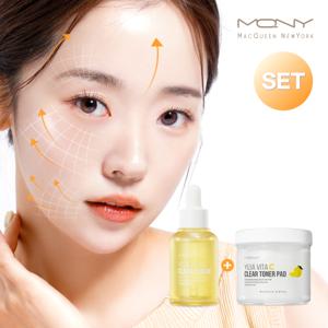 (SET) 유자비타 C 멀티 세럼 30ml + 유자비타 C 클리어 토너패드 100매