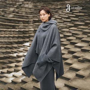 지스튜디오 25FW 캐시미어블렌드 니트 케이프 & 베스트 2종