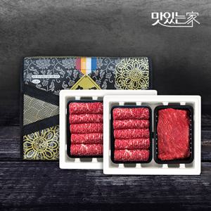 [힘찬한우] 정육12호 선물세트 800g X 2박스 산적,국거리 각 400g씩 / 1++등급