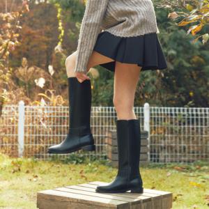 [정상가:248,000원] KM011L 핸드메이드 카우레더 클래식 롱부츠