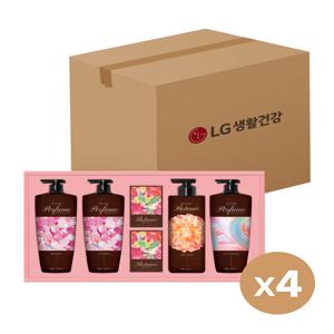 [바로도착] 25년 추석 정성담은 샴푸바디 프리미엄 선물세트 x4