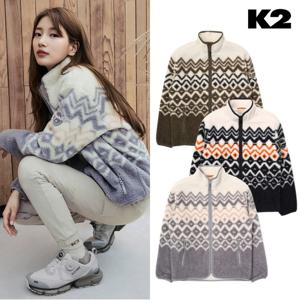 공식[수지 착용]여성 비숑(BICHON) 노르딕 플리스 W (ECO) KWU23163 (정상가:179,000)