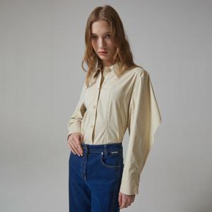 [최초가:299000원] 나이스클랍 백 패널 라인 블라우스 N233MWB811