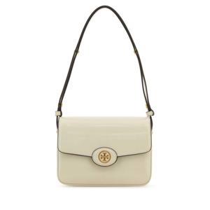 여성 아이보리 Robinson 가죽 플랩 숄더백 143122 704