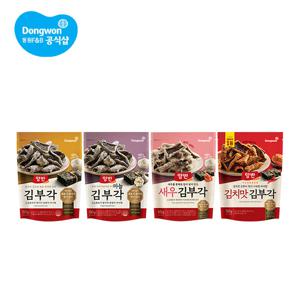 양반 김부각 50g 6개 (김부각/김치맛/마늘/새우)