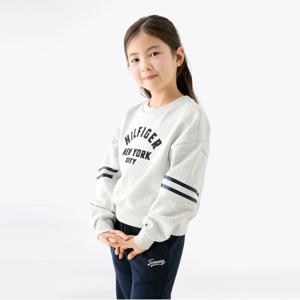 타미힐피거 힐피거 자수 스웨트 셔츠 (T42F6KKO350GT1P09)