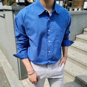 [브리치] 클라쓰업 / 프리미엄 오버핏 카라넥 린넨셔츠   3color