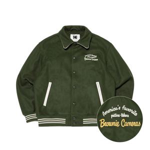 브라우니 바시티 자켓 KHAKI