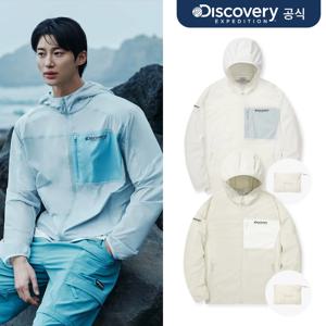 남성 경량 패커블 포켓 배색 바람막이 3종 택1   DMWJ7C043-SET