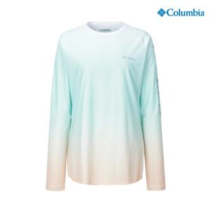 [여성] 프린티드 타이들 디플렉터 롱 슬리브 C42FL1870774