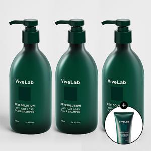 4주 솔루션 초록 탈모 샴푸 500ml 3 SET