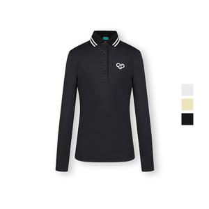 맥케이슨 여성 FW 베이직 3CON 포인트 카라 긴팔 티셔츠 MBW3TS006