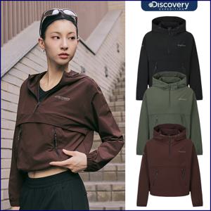 디스커버리 25FW 가을신상 여성 에센셜 우븐 트레이닝 아노락 DWTR45054