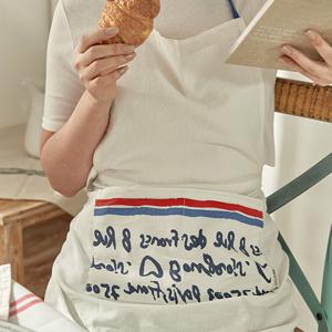 프렌치 레터링 앞치마