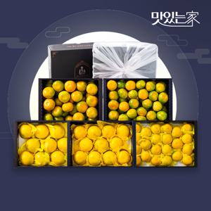 [과일꾼][고급오간자 보자기무료포장] 제주 산지직송 황금향/하우스감귤 2kg 外 만감류 과일선물세트