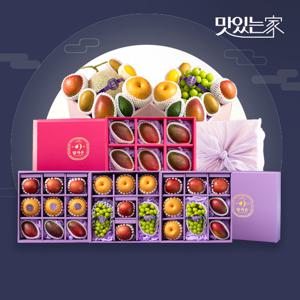 [과일꾼/달가온][고급오간자 보자기무료포장] 프리미엄 과일 혼합 선물세트 감사장카드 추가 동봉