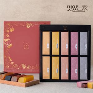 프리미엄 양갱 10개입(+쇼핑백) 간식 선물세트 명절 대용량 100g