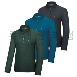 브래스 남성 봄가을 간절기 긴팔 하이쿨 집업티셔츠 KUT0427M-KP03