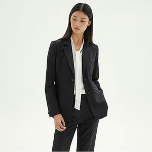[최초가137,000원] [3종세트] 자켓+팬츠+블라우스_블랙