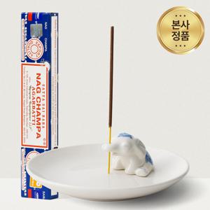 세라믹 인센스 홀더(철푸덕 다복이)+인센스스틱 15g 택 1