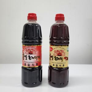 [홍일식품] 홍게 맛간장 레드 900ml+ 홍게 액젓 소스 900ml 세트