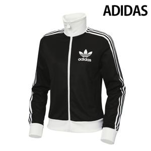 ADIDAS 우먼스/여성 베켄바우어 트랙탑 블랙 HZ3743