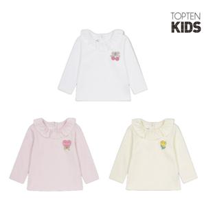 MKF2TS2301  여아 유아 버비 코튼9부티셔츠