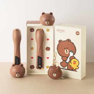 [라인프렌즈X 이펙트 브라운에디션+키링ㅣ집중초음파