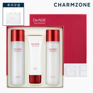 디에이지 레드 애디션 클래식 스킨케어 세트(스킨1/에멀전1/크림1) / 쇼핑백