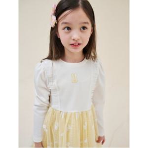 [러블리 빙키 걸즈] 빙키 프릴 샤 원피스  아이보리 (BI5271G020)