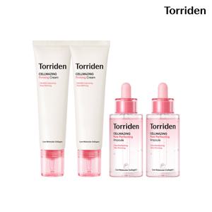 [대용량구성] 셀메이징 저분자 콜라겐 탄력크림60mlx2+ 탄력앰플30mlx2 (+쇼핑백 +아이크림 30ML본품 선물)