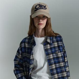 레터링 로고 볼캡 [BEIGE]