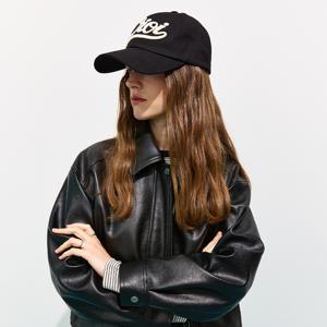 레터링 로고 볼캡 [BLACK]