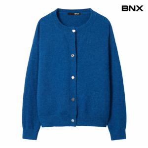 정상가:69,000원 ㅣ 데일리 라운드 버튼 포인트 니트 가디건 (BX3CD001L0)