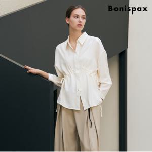 정상가:59000원 ㅣ 루즈핏 백 셔링 포인트 블라우스 (XP3BA023L0)