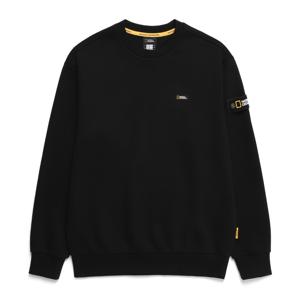 N244USW920 루코스 백면 로고 그래픽 맨투맨 CARBON BLACK
