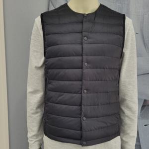 남자조끼/경량패딩베스트/라운드넥/브이넥/ABE4VP1101-BK_OD