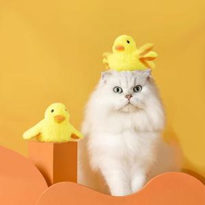 고양이 자동 장난감 움직이고 춤추는 병아리 충전식 움직이는장난감 AI장난감 캣토이