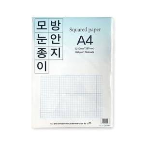 100g 모조 방안지 A4(50매) 제도지 방안지 제도용지 모눈종이