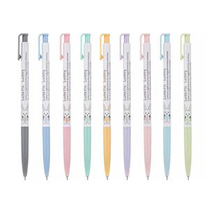 제노 베이비 마이키 볼펜 0.38mm /12개입 1세트 제노베이비 마이키 9색 노크식 0.38mm 0.5mm