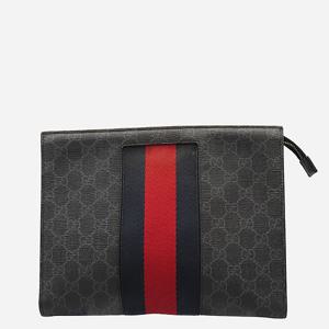고이비토 중고명품 -  수프림 캔버스 웹(Web) 스트라이프 클러치  - K28799GU