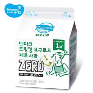 덴마크 드링킹 요구르트 제로 사과 275ml 10개