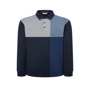 골프 남성 WGTS4C101N2 [스테디셀러]컬러블럭 스트레치 긴팔 폴로티셔츠 (NAVY)