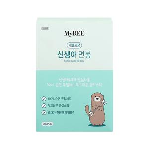 (89%OFF)  개별포장 신생아 면봉 300P 1개